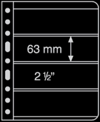 Черный лист Vario на 4 ячейки [1 шт] (Leuchtturm)