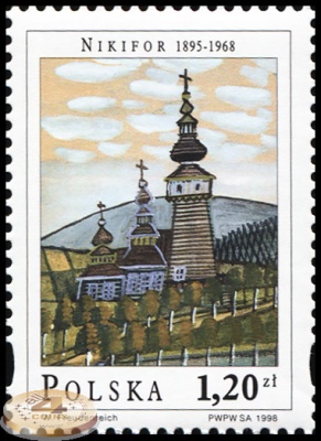 Польша. 1998. Православная церковь. Никифор Крыницкий [1895-1968] (Почтовая марка. MNH OG)
