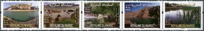 Марокко. 2015. Озёра и водно-болотные угодья Марокко (Сцепка. MNH OG)