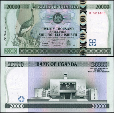 Уганда. 20000 шиллингов (Unc) 2005