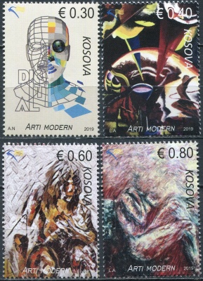 Косово. 2019. Современное искусство (Серия Почтовых марок. MNH OG)