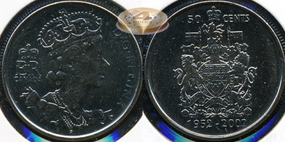 Канада. 50 центов. 2002 (Unc)