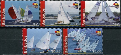 Барбадос. 2010. Парусные лодки (Серия. MNH OG)