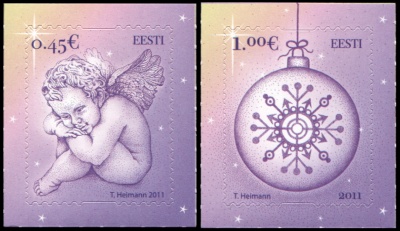 Эстония. 2011. Рождество 2011 (Серия. MNH OG)