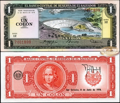 Сальвадор. 1 колон (Unc) 1978