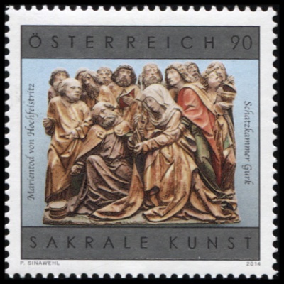 Австрия. 2014. Смерть св.Марии. Heichfeistritz (Почтовая марка. MNH OG)