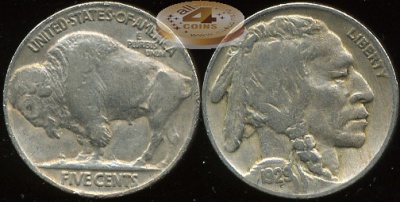 США. 5 центов. 1929 (VF)