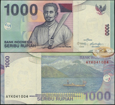 Индонезия. 1000 рупий (Unc) 2011