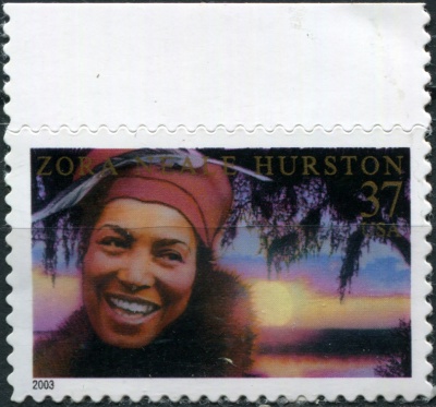США. 2003. Писатель Зора Нил Херстон (Почтовая марка. MNH OG)