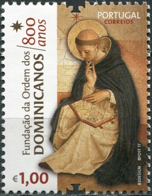 Португалия. 2017. 800 лет Ордену Доминиканцев (Почтовая марка. MNH OG)