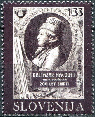 Словения. 2015. 200-летие со дня смерти Бальтазара Аке (Почтовая марка. MNH OG)