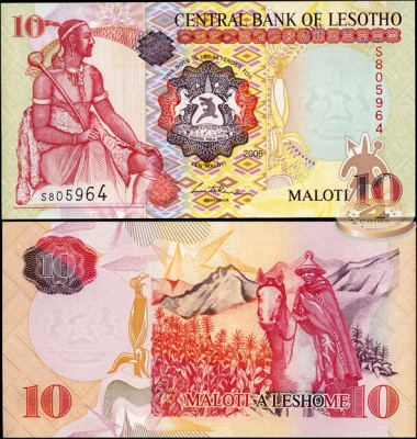 Лесото. 10 малоти (Unc) 2006