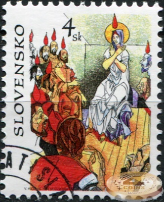 Словакия. 1998. Духовное обновление (Почтовая марка. CTO Гашеная)