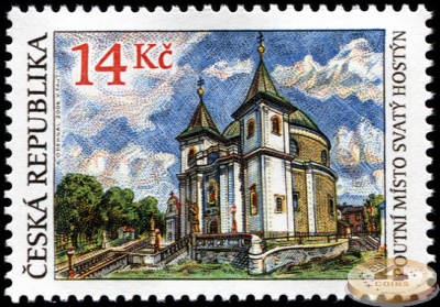 Чехия. 2004. Святой Гостин (Почтовая марка. MNH OG)
