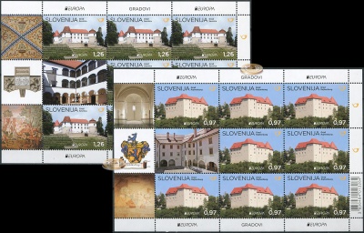 Словения. 2017. Дворцы и Замки Словении (СерияМ. MNH OG)