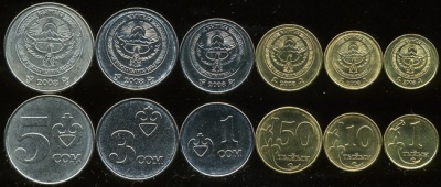 Киргизия. Набор №1 (6 монет) 2008
