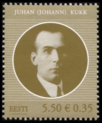 Эстония. 2010. Юхан Кукк (1885-1942) (Почтовая марка. MNH OG)