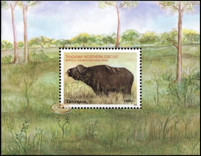 Танзания. 2004. Африканский Буйвол (Блок. MNH OG)