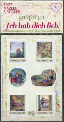 Австрия. 2023. Персонажи Холли Понд Хилл (Малый лист. MNH OG)