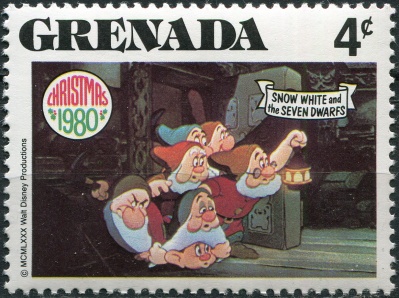 Гренада. 1980. Семь гномов (Почтовая марка. MNH OG)