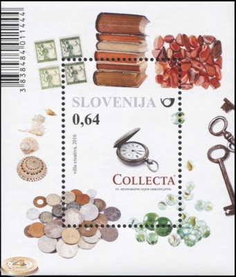 Словения. 2016. 10 лет Международной Выставке коллекционеров Collecta (Блок. MNH OG)