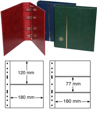 Альбом для банкнот Optima RB. с 10 листами (Leuchtturm)