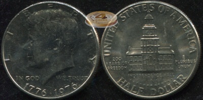 США. 1/2 доллара. 1976 (Unc)