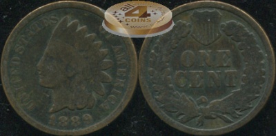 США. 1 цент. 1889 (VG)