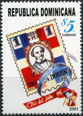 Доминиканская республика. 2001. День почтовой марки (Почтовая марка. MNH OG)