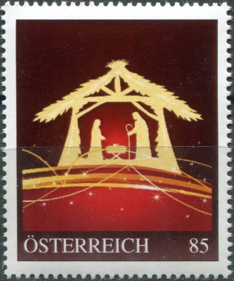 Австрия. 2021. Сцены рождества Христова (Почтовая марка. MNH OG)