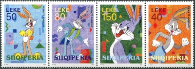 Албания. 2004. Анимационные фильмы (VI). Багз Банни (Сцепка. MNH OG)