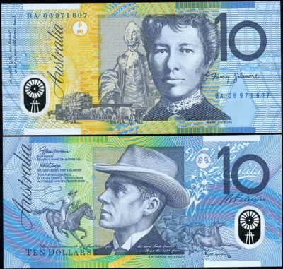 Австралия. 10 долларов (Unc. Пластик) 2006