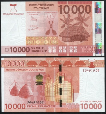 Французская Полинезия. 10000 франков (Unc) 2014