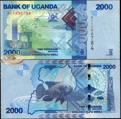 Уганда. 2000 шиллингов (Unc) 2010