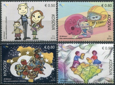 Косово. 2019. Всемирный день защиты детей (Серия Почтовых марок. MNH OG)