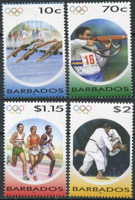 Барбадос. 2004. Летние XXVIII Олимпийские игры, Афины (Серия. MNH OG)