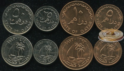 Катар. Набор №2 (4 монеты) 1973-98