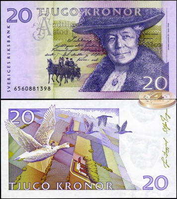 Швеция. 20 крон (Unc) 2006