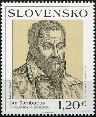 Словакия. 2011. Художники. Jan Sambucus, 1531-1584 (Почтовая марка. MNH OG)