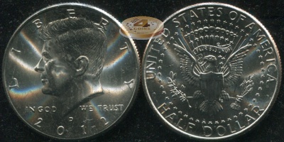США. 1/2 доллара. 2012.D (Unc)