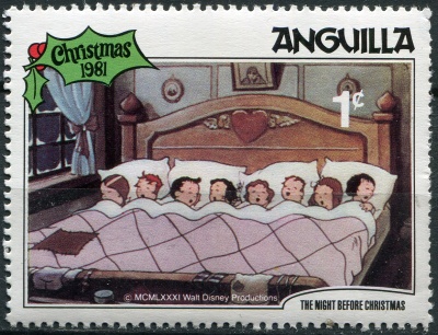 Ангилья. 1981. Рождество 1981 (Почтовая марка. MNH OG)