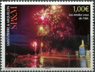Сен-Пьер и Микелон. 2023. Фотоконкурс "Встреча лета" (Почтовая марка. MNH OG)