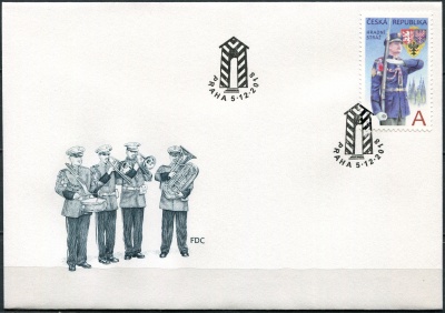 Чехия. 2018. Солдат гвардии Пражского Града (Конверт Первого Дня. Mint)