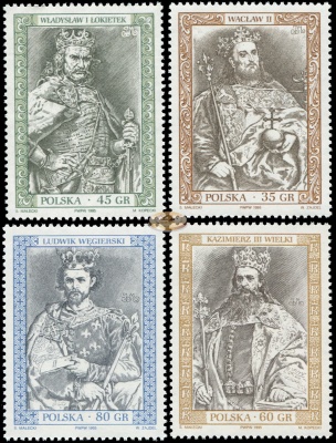Польша. 1995. Польские короли и принцы (Серия. MNH OG)