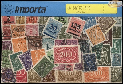 Германия [Инфляция]. Набор почтовых марок (50 шт. Ассорти)
