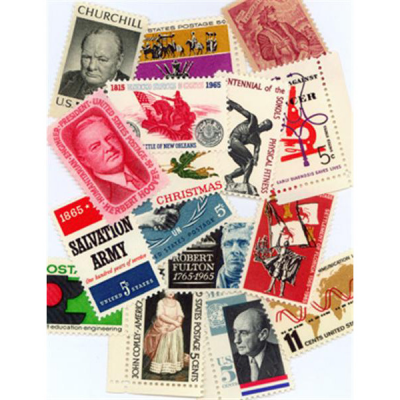 США. Набор памятных марок. 1965 (16 шт., Негашенные)