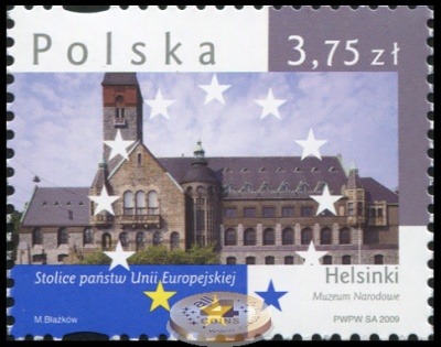 Польша. 2009. Хельсинки. Национальный музей (Почтовая марка. MNH OG)