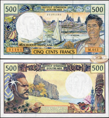 Французская Полинезия. 500 франков (Unc) 2009