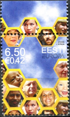 Эстония. 2006. Интеграция глазами молодежи (Почтовая марка. MNH OG)