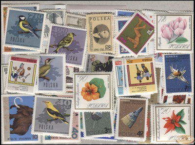 Польша. Годовой набор (89 шт., MNH OG) 1966